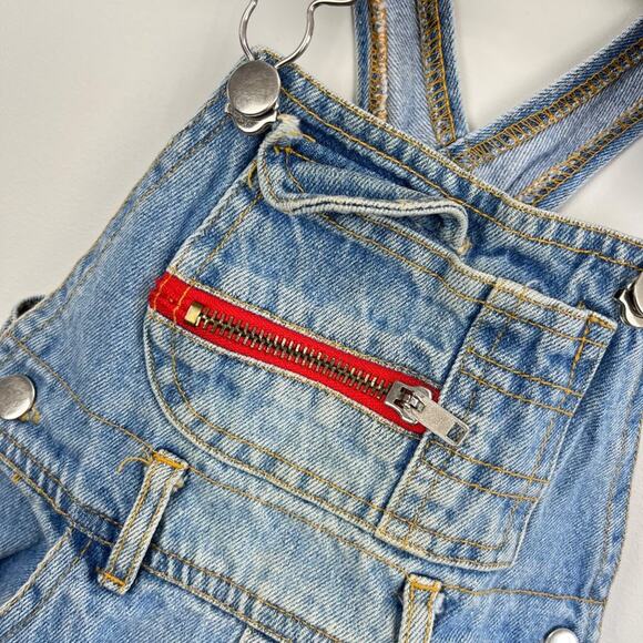 Vintage Hopscotch Blue Jean Overalls 12 Months - Picture 3 of 9